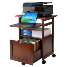 Piper Printer Stand Walnut Winsome Printer Stand Printer Stands Printer Storage