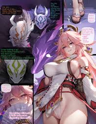 色孽神選] Attack of Hilichurls - Yae Mik... - Genshin Impact Hentai Doujinshi
