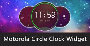 Is it time to download clock? Motorola Circle Clock Widget Apk For Android Download No Root