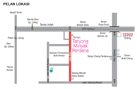 Peter's church steps away from the property and city centre 10 km away. Teobros Taman Tanjong Minyak Perdana Phase 4