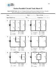 Electric circuits flashcards | quizlet basic electronics and electrical tutorials and guides chapter wise fro electrical and electronics engineering students. Aaee Page 10 Doc 10 Series Parallel Circuit Task Sheet 2 Meets Natef Task A6 A 5 Diagnose Electrical Electronic Integrity For Series Parallel And Course Hero