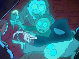 Chuck asked summer from rick and morty what music the kids are listening to these days @rickandmorty @adultswim pic.twitter.com/t4blbtdvxp. Rick Ain T Afraid Of No Ghosts In New Rick And Morty Holiday Promo