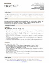 Swamper Resume Samples Qwikresume