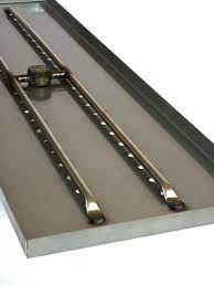 It's time to fire up the barbecue! Rectangle Twin Gas Fire Pit Burner Kit Brightstar Fires