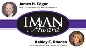 Two K-State faculty receive $5,000 Iman Awards for teaching and research