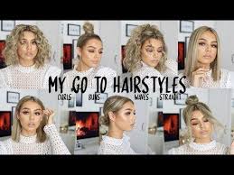 My Current Fave Go To Hairstyles For Short Hair 2018 With And Without Heat Youtube Short Hair Styles Medium Hair Styles Short Hair Tutorial