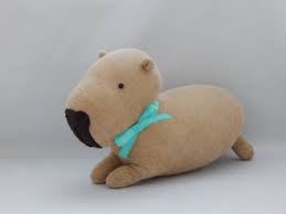 Capybara Plush Toy Capybara Plushie Plush Toy Stuffed Etsy Sock Animals Plush Toy Plush