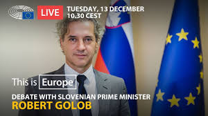 Slovenian Prime Minister Robert Golob ...