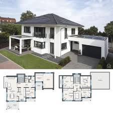 House Architecture Design Ideas Floor Plan With 2 Story 4 Bedroom Garage Modern European In 2020 House Architecture Design Architecture House Architecture Design