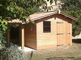 Abri De Jardin 2 Pentes Couverture Tuiles Terre Cuite Appentis Porte Tiercee Et Fenetre Debord De Toit Nombreuses Possibili Abri De Jardin Prefabrique Abri