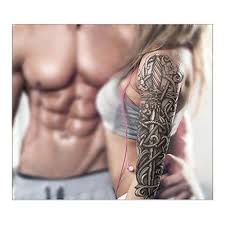 This tag should be used for questions about the ways your fictional creatures might modify their bodies, e.g., creating tattoos for different skin types, body modifications in counterfactual pasts or. Full Arm Temporary Tattoo Konsait Extra Temporary Tattoo Black Tattoo Ninthavenue United Arab Emirates
