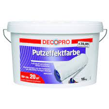 Decopro Putzeffektfarbe Weiss Matt Sonderpreis Baumarkt