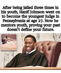 Hanif Johnson was arrested 3 times as a teen, once nearly being wrongly jailed for robbery. He battled a tough upbringing, college struggles, and even hazing charges. But he turned his life