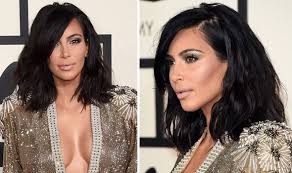 26+ brilliant kim kardashian short hair styles. Get Kim Kardashian S Gorgeous Grammy S Long Wavy Bob Hairstyle Express Co Uk