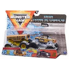 Many hours of r&d and hard work from wagler competition products, s&s diesel motorsport, and the monster jam crew has given the #brodozer a potent and respon. Monster Jam Official Higher Education Vs Brodozer Color Changing Die Cast Monster Trucks 1 64 Scale Walmart Com Walmart Com