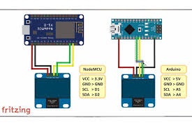 One arduino compatible board (i use arduino nano, because i have one, but any other will be just fine) ; I2c Oled Display Using Arduino Nodemcu Arduino Project Hub