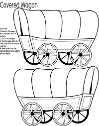 Color online with this game to color vehicles coloring pages and you will be able to share and to create your own gallery online. Covered Wagon Coloring Page Crayola Com