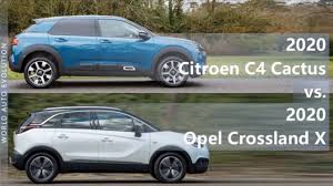 Precios y bonos sugeridos válidos para vehículos facturados a cliente final entre el 01.04.2021 y el. 2020 Citroen C4 Cactus Vs 2020 Opel Crossland X Technical Comparison Youtube