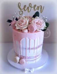 18th Birthday Rose Gold Cakes Pastel Pink Drip Birthday Cake Gold Macarons Fresheoses Caketopperbyzana Nakedcake Birthday Cake Decorating 18th Birthday Cake 60th Birthday Cakes