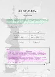 In manchen funktionsarten kann in der deutschen standardsprache statt eines konjunktivs auch der indikativ verwendet werden. Cafe Deutsch Tafelbild Der Konjunktiv I