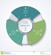 Circle Infographic Template Process Wheel Vector Pie Chart