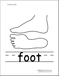 Explore our vast collection of coloring pages. Phonics Foot Coloring Page I Abcteach Com Abcteach
