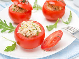 Tomates Farcies Au Thon Et Mayonnaise Recette En 2020 Tomate Farcie Au Thon Recette Tomates Farcies Recettes De Cuisine