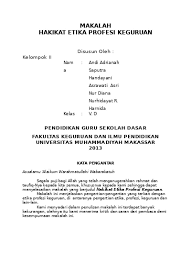 Maybe you would like to learn more about one of these? Top Pdf Makalah Etika Profesi Keguruan 123dok Com