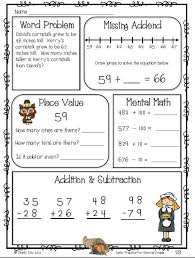 Common Core Math And Language Arts Daily Practice For Second Grade November Common Core Math Second Grade Math Math Pages