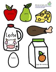 Freebie Printable Spanish Foods You Can Make Into Fridge Magnets Or Include In A Shopping Theme Vis Teaching Spanish Spanish Lessons For Kids Learning Spanish