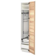 Metod Maximera Hochschrank Mit Putzschrankeinr Weiss Torhamn Esche Ikea Osterreich Hochschrank Ausziehbare Schublade Schrank