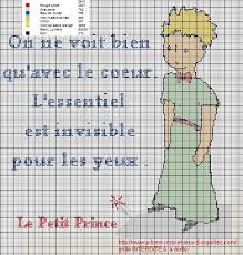 Le Petit Prince à Broder Au Point De Croix Grille Gratuite Le Petit Prince Point De Croix Le Petit Prince Modele De Bavoir