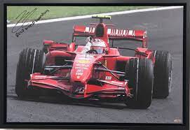 Eddig 295 alkalommal nézték meg. Kimi Raikkonen 2007 Celebration On Canvas Autographed Collectables