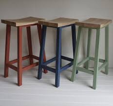 oak scandi stools