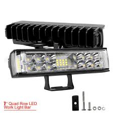 7 Inch 2pc White Spot Beam Led Light Bar Autofeel Led Light Pods Driving Light Ebay