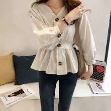 Blouse wanita strip | shopee indonesia. Korean Style Women Long Sleeve Shirt Blouse Baju Baju Wanita Lengan Panjang Shopee Philippines