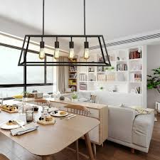 4 Lights Industrial Kitchen Island Light Pendant Chandelier Ceiling Fixtures Us For Sale Online Ebay