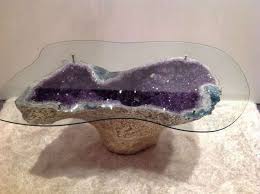 Pin By Rebecca Obrien On Furniture In 2020 Amethyst Geode Crystal Furniture Crystals In The Home