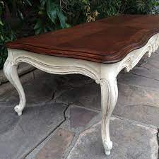 Category 21st century and contemporary european french provincial coffee and cocktail tables. French Provincial Solid Wood Long Coffee Table Refinished And Painted Living Room Shabby Chic Cottage Chic Shabby Chic Decor Shabby Chic Furniture Painting Shabby Chic Room