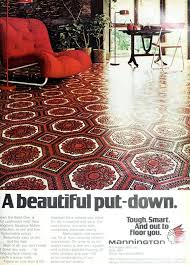 The variety of vinyl flooring patterns that is available today might seem a bit overwhelming. Get Down With 70 Groovy Vintage Vinyl Floors From The 70s 80s Click Americana