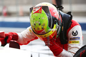 Mick schumacher 2020 picture with handpainted carbon plate helmet 2020. Daruvala Wins Sakhir Gp Sprint Race Mick Schumacher Crowned F2 Champion Autocar India