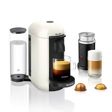 Not only do nespresso machines use the highest quality coffee, but you can also purchase nespresso coffee pods in a variety of different flavours. Vertuoplus Bundle Nespresso Machine Breville