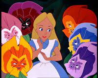 Minimalistic alice in wonderland sticker by julia sams. The Flowers Alice In Wonderland Wiki Fandom
