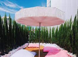 韓國網拍大牌 stylenanda pink hotel 5 層樓粉紅飯店開張啦 根本少女的購物天堂呀 dappei patio umbrella store design decor