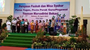 Maybe you would like to learn more about one of these? Purna Tugas Guru Pegawai Yayasan Marsudirini Bekasi Teladan Semangat Dan Pengabdian Kompasiana Com