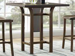 Square counter height dining set. Greenington Tulip 36 Square Black Walnut Counter Height Table Gtg0019bl