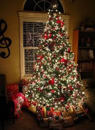 Best White Christmas Tree With Colored Lights Red 49 Ideas Tree Elegant Christmas Trees Beautiful Christmas Christmas Lights