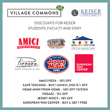 We Keiser University This Is Why We Are Offering Special Discounts In Select Stores For Keiser Students Faculty Faculty And Staff Student Learning Centers
