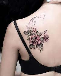 32 Brilliant Girl S Back Shoulder Tattoos That You Should Try Page 17 Of 32 Get Floral Tattoo Shoulder Shoulder Tattoos For Women Beautiful Flower Tattoos
