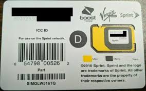Sprint Uicc Triple Punch Sim Card For Samsung Galaxy S10 Simolw516tq For Sale Online Ebay